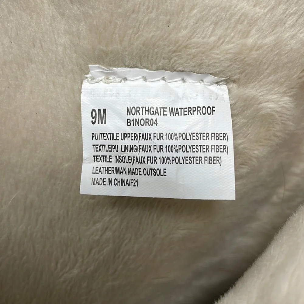 EUC/Like New JBU Memory Foam By Jambu Northgate Waterproof Faux Fur Boots SZ9M